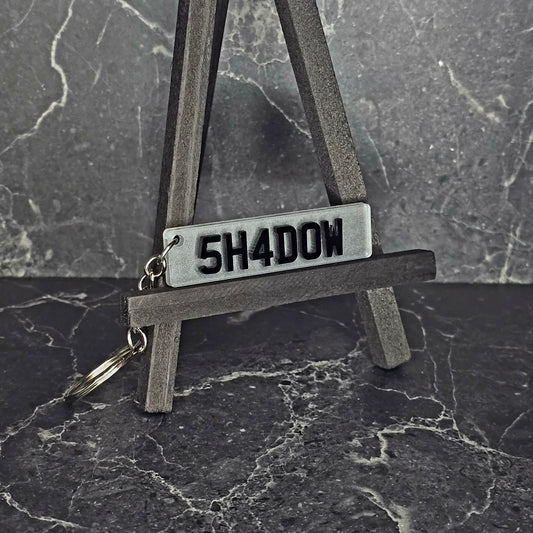 SHADOW WHITE Keychain